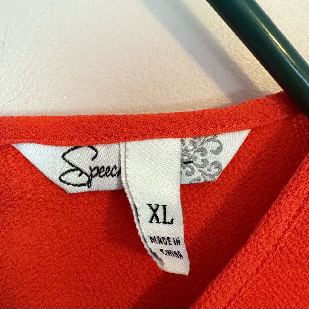 Speechless Orange Sleeveless Dress - Picture 6 of 8